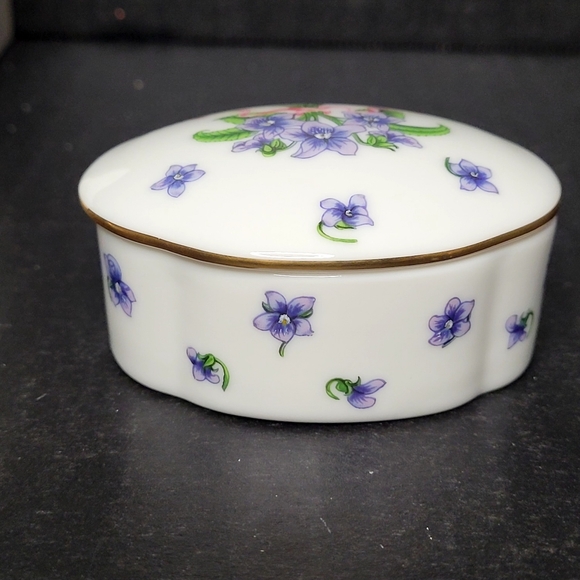Lenox 1992 Collectors Society Members Gift Trinket Box With Lid - Picture 4 of 9